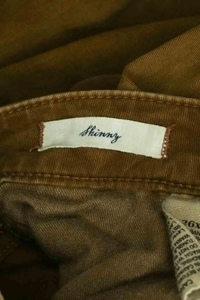 Jean slim Ralph Lauren Marron en Coton