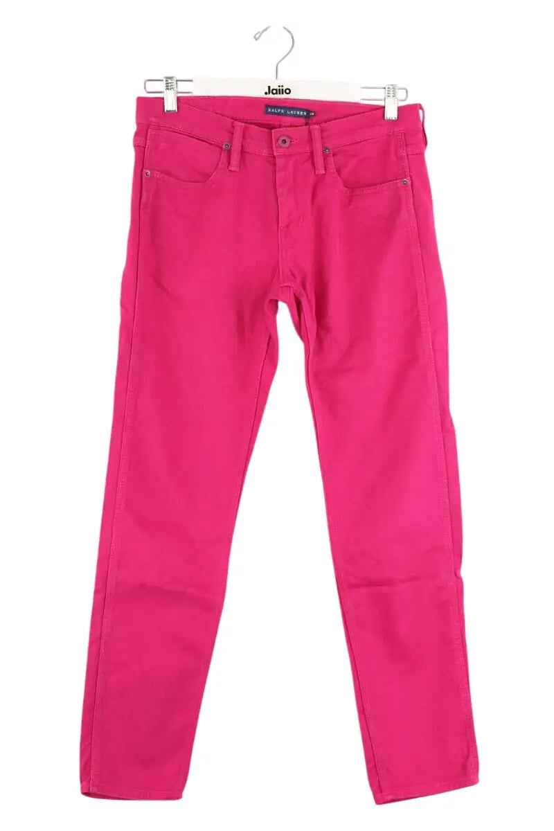 Jean slim Ralph Lauren Rose en Coton - élasthanne, taille M - Seconde Main