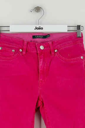 Jean slim Ralph Lauren Rose en Coton