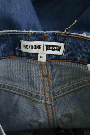 Jean slim RE/DONE Bleu en Coton