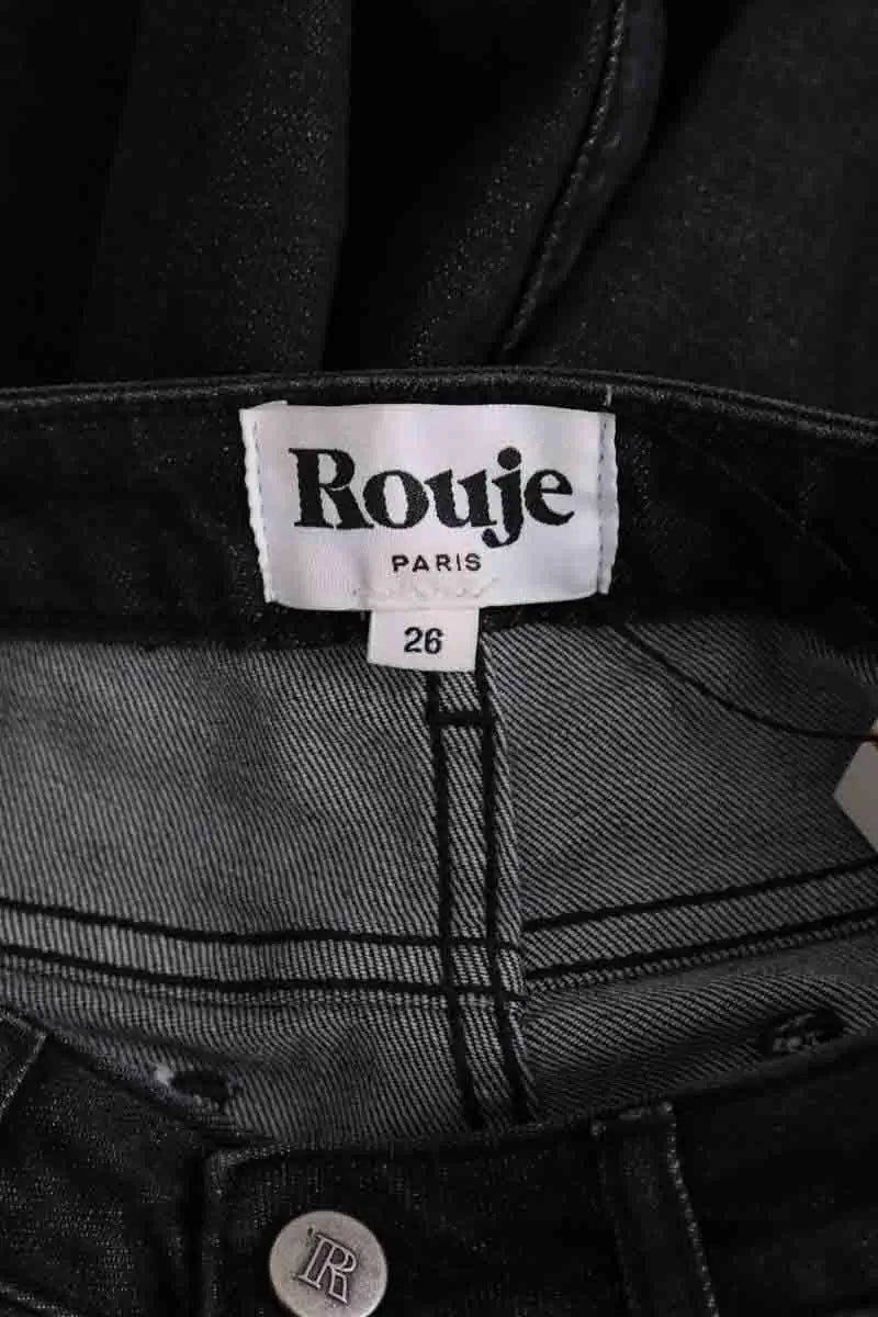 Jean slim Rouje Anthracite en Coton