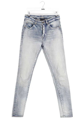 Jean slim Saint Laurent Bleu en Coton, taille M - Seconde Main