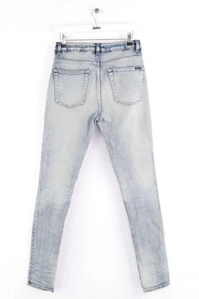 Jean slim Saint Laurent Bleu en Coton