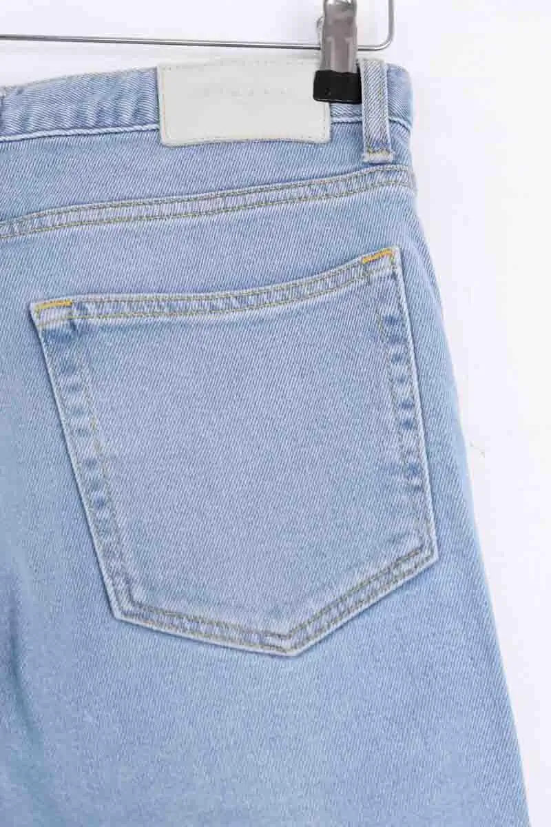 Jean slim Sandro Bleu en Coton