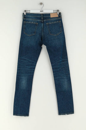 Jean slim Sandro Bleu en Coton