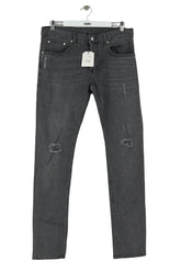 Jean slim Sandro Gris en Coton, taille XXL - Seconde Main