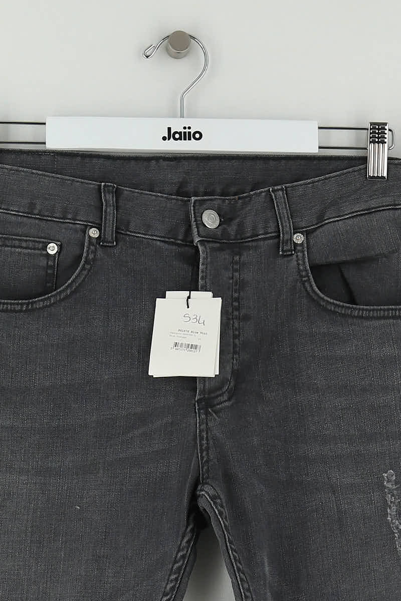 Jean slim Sandro Gris en Coton