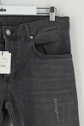 Jean slim Sandro Gris en Coton