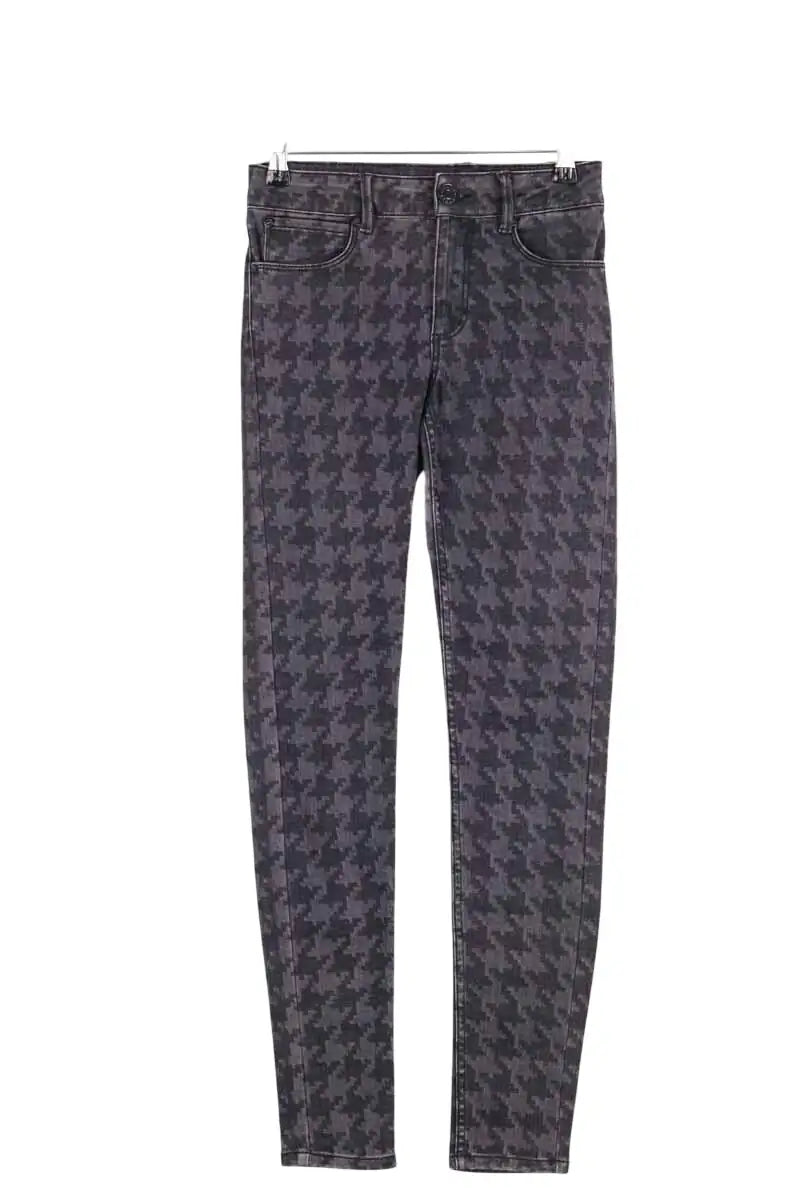 Jean slim Sandro Noir en Coton, taille XS - Seconde Main