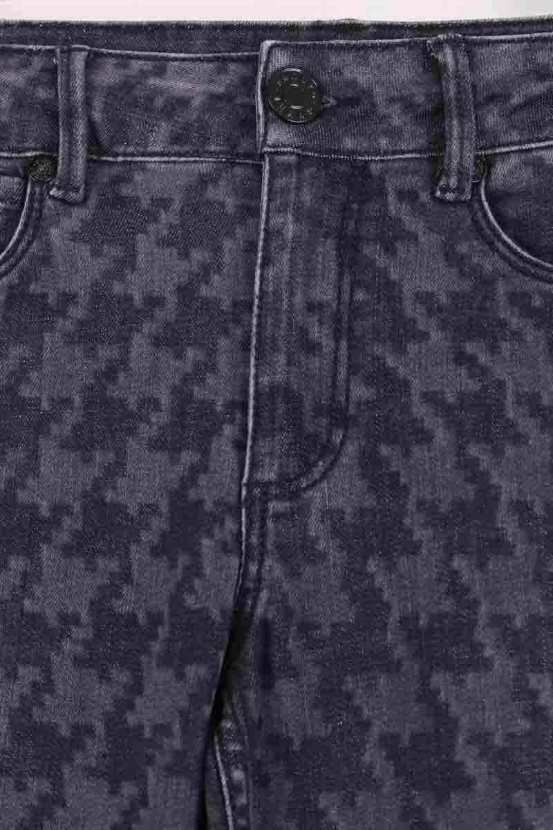 Jean slim Sandro Noir en Coton