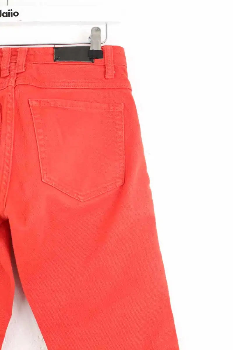 Jean slim Sandro Rouge en Coton - élasthanne