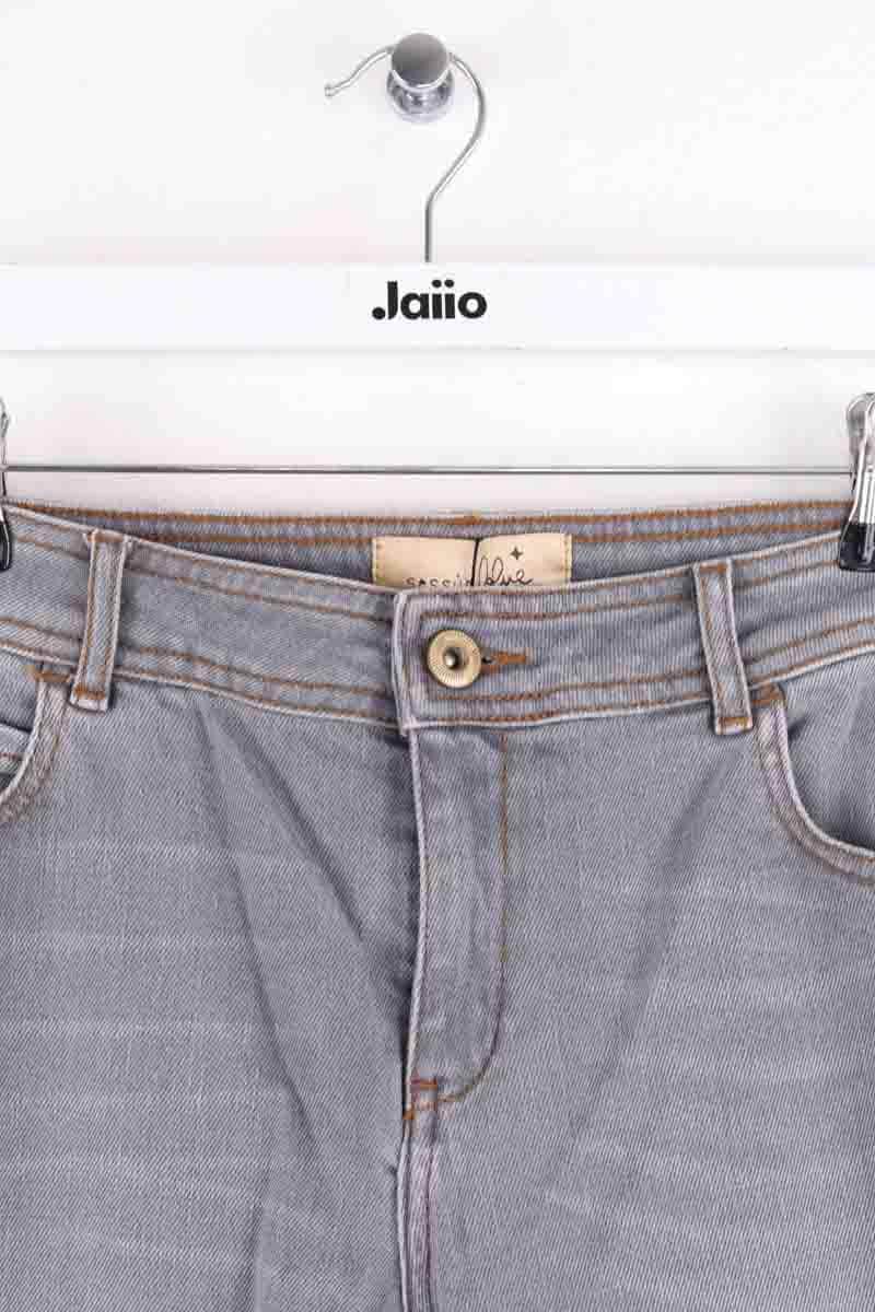 Jean slim Sessun Gris en Coton