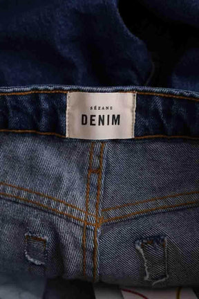 Jean slim Sézane Bleu en Coton