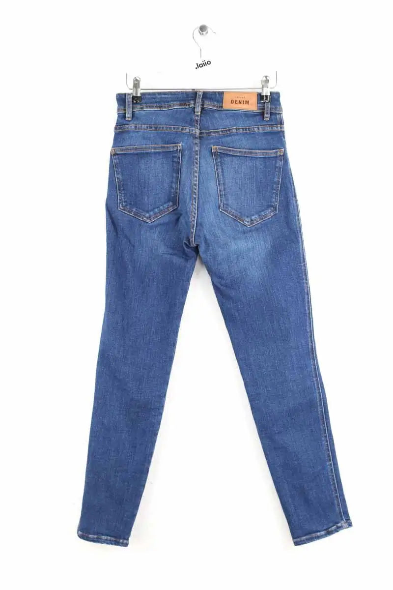 Jean slim Sézane Bleu en Coton