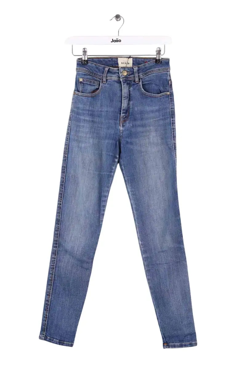 Jean slim Sézane Bleu en Coton, taille S - Seconde Main