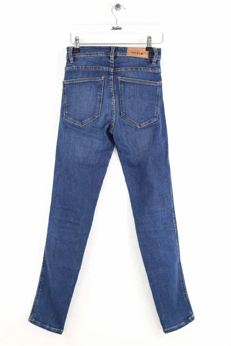 Jean slim Sézane Bleu en Coton
