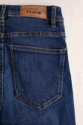 Jean slim Sézane Bleu en Coton