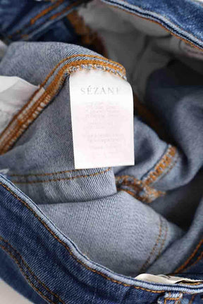 Jean slim Sézane Bleu en Coton