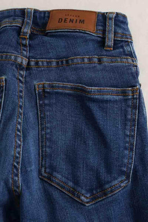 Jean slim Sézane Bleu en Coton
