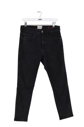 Jean slim Sézane Noir en Coton, taille L - Seconde Main