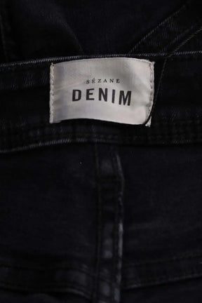Jean slim Sézane Noir en Coton