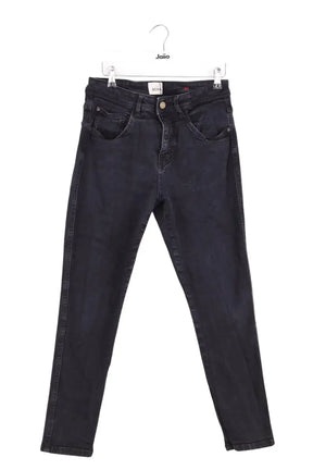 Jean slim Sézane Noir en Coton, taille L - Seconde Main