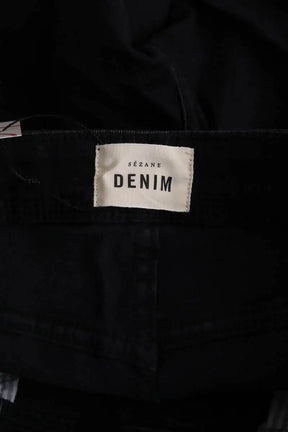Jean slim Sézane Noir en Coton