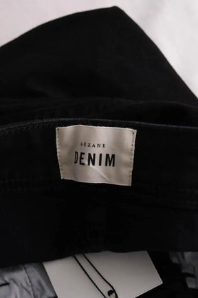Jean slim Sézane Noir en Coton