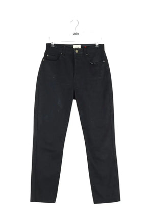 Jean slim Sézane Noir en Coton, taille S - Seconde Main