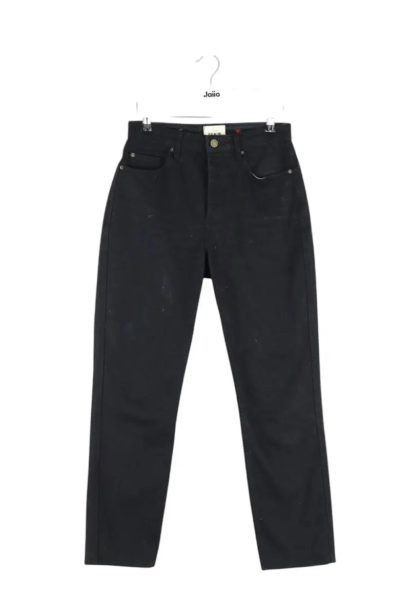 Jean slim Sézane Noir en Coton, taille S - Seconde Main