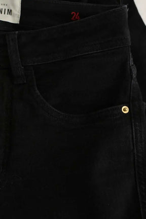 Jean slim Sézane Noir en Coton