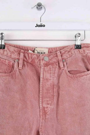 Jean slim Sézane Rose en Coton