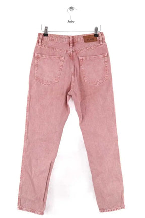 Jean slim Sézane Rose en Coton