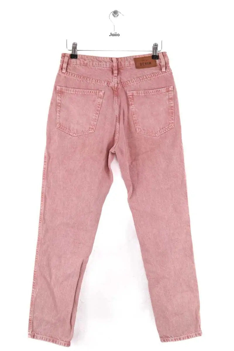 Jean slim Sézane Rose en Coton