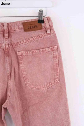 Jean slim Sézane Rose en Coton