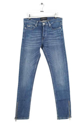 Jean slim The Kooples Bleu en Coton, taille S - Seconde Main