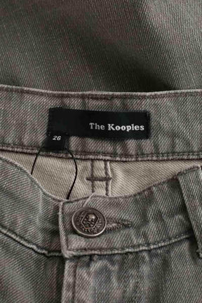 Jean slim The Kooples Gris en Coton