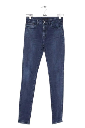 Jean slim The Kooples Marine en Coton, taille XS - Seconde Main