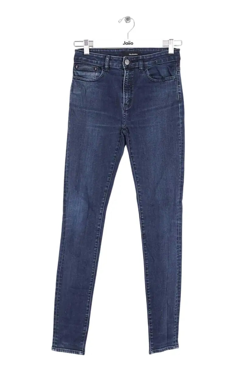 Jean slim The Kooples Marine en Coton, taille XS - Seconde Main