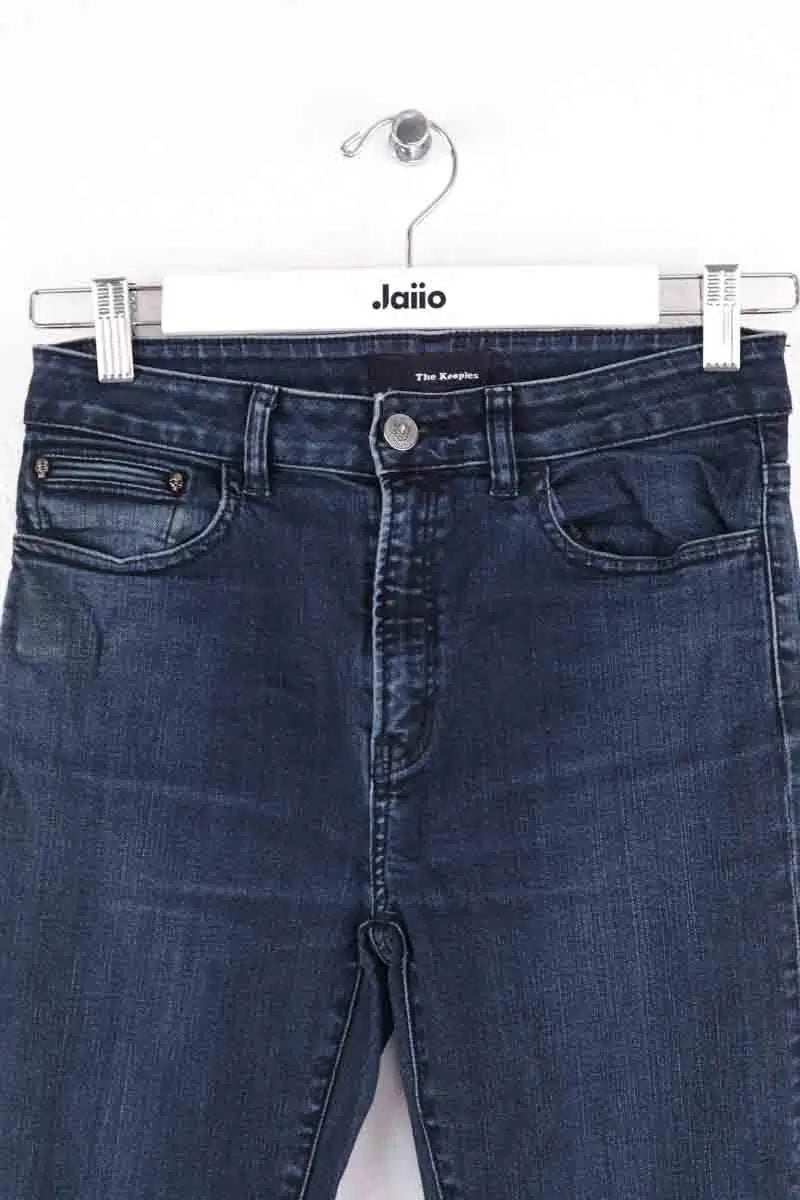 Jean slim The Kooples Marine en Coton