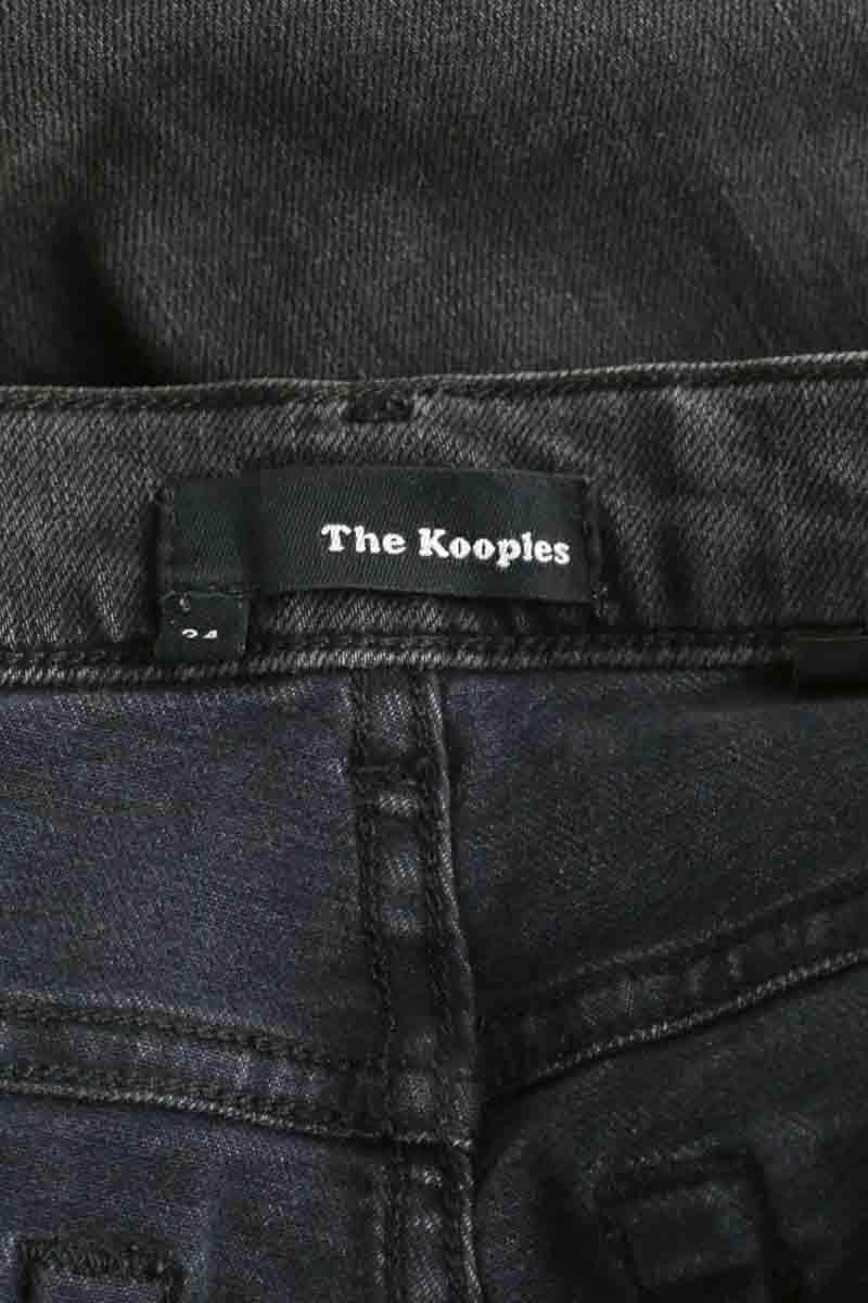 Jean slim The Kooples Noir en Coton