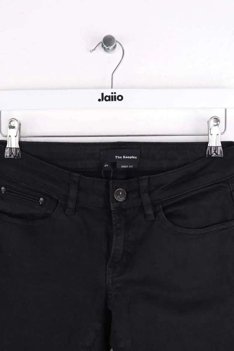 Jean slim The Kooples Noir en Coton