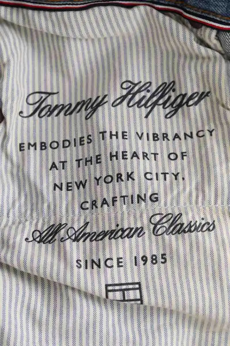 Jean slim Tommy Hilfiger Bleu en Coton
