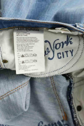 Jean slim Tommy Hilfiger Bleu en Coton
