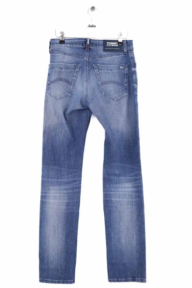 Jean slim Tommy Hilfiger Bleu en Coton