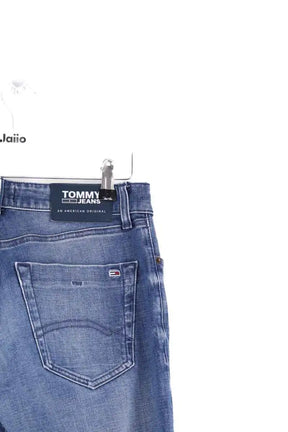 Jean slim Tommy Hilfiger Bleu en Coton