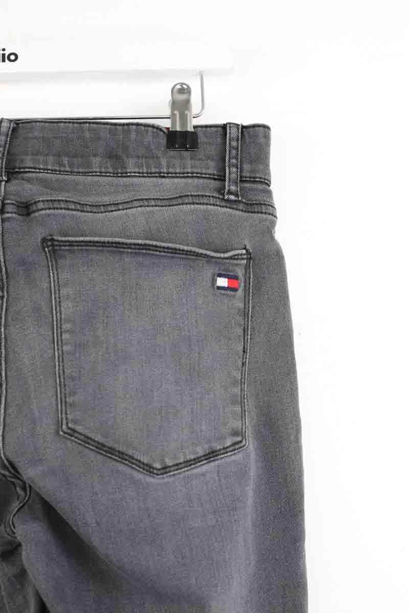 Jean slim Tommy Hilfiger Gris en Coton
