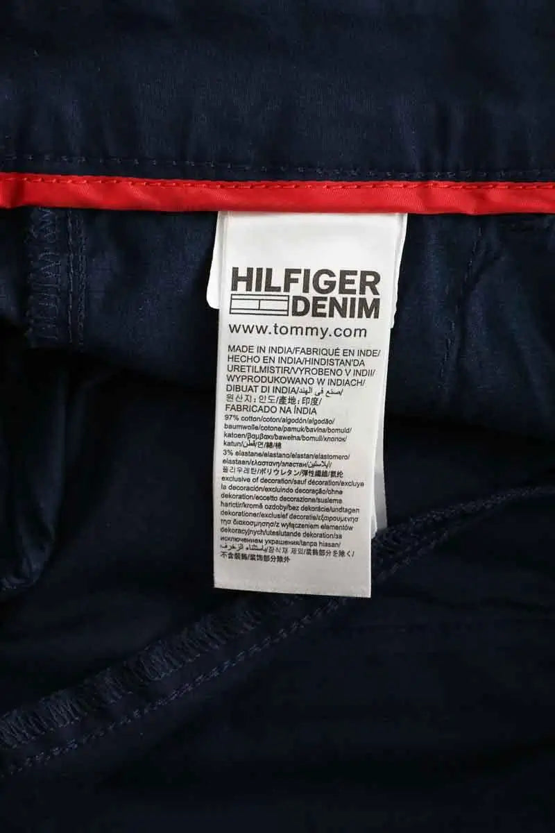 Jean slim Tommy Hilfiger Marine en Coton