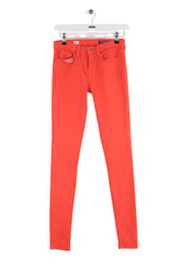 Jean slim Tommy Hilfiger Orange en Coton, taille S - Seconde Main