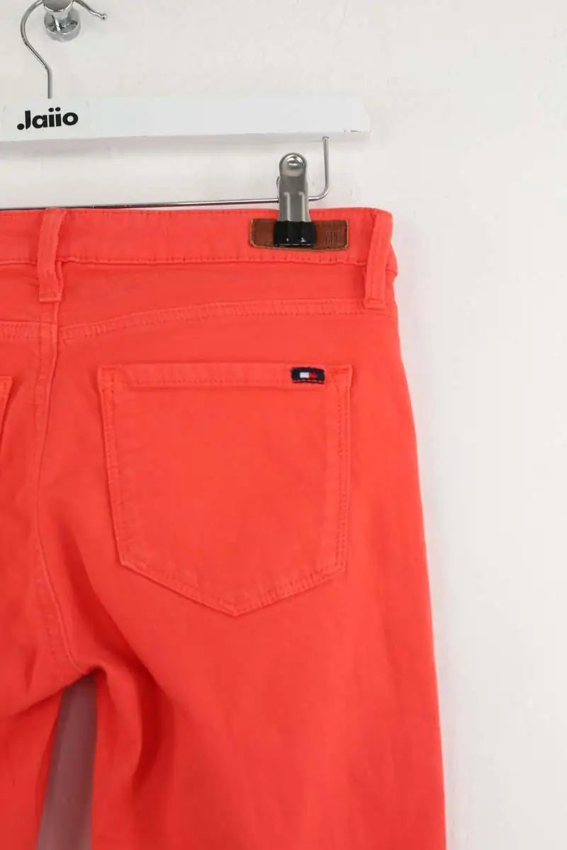 Jean slim Tommy Hilfiger Orange en Coton